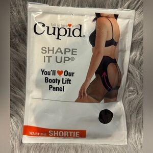 Cupid Shapewear Womens Size Large Shape It Up Waistline Shortie Firm‎ Control